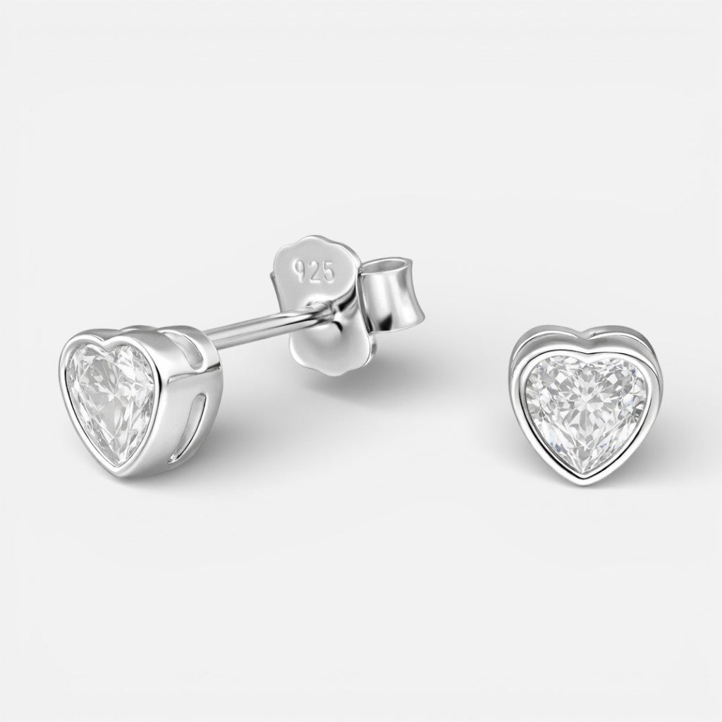 Aro Corazón Circón 4 mm