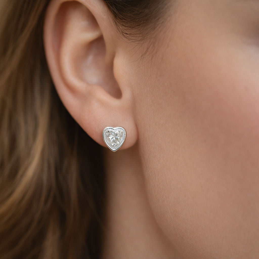 Aro Corazón Circón 4 mm