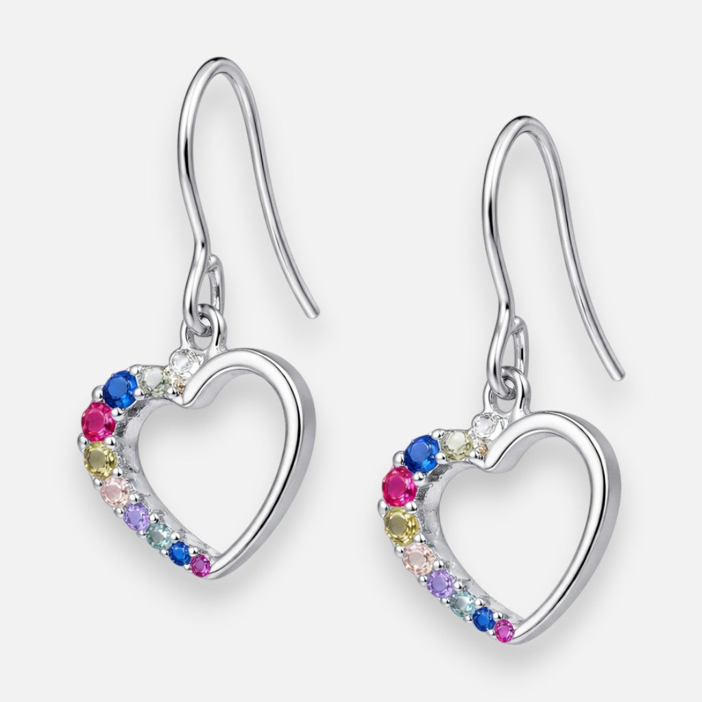 Aro Corazón Circones Multicolor