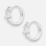 Argollas Huggie Gota Circones 14 mm