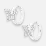 Argolla Huggie Mariposa 12 mm
