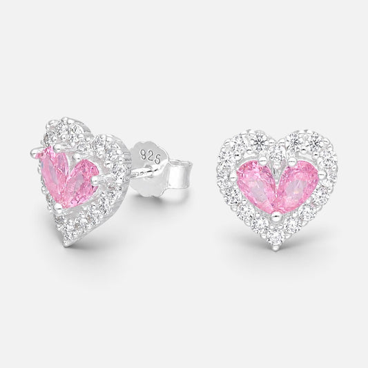 Aro Corazón Rosa Francia Circones