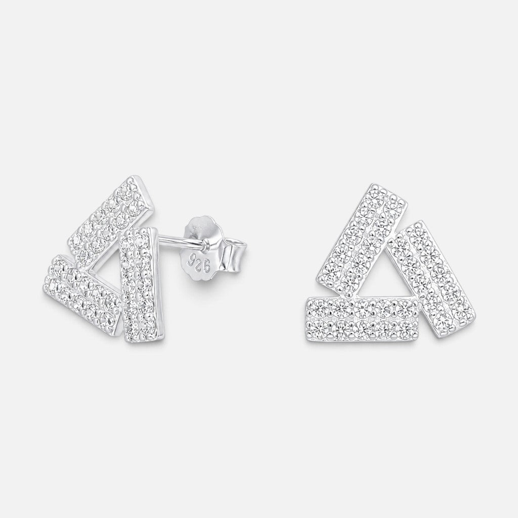 Aro Triangular Circones Pavé