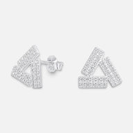 Aro Triangular Circones Pavé