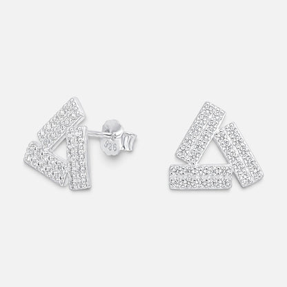 Aro Triangular Circones Pavé