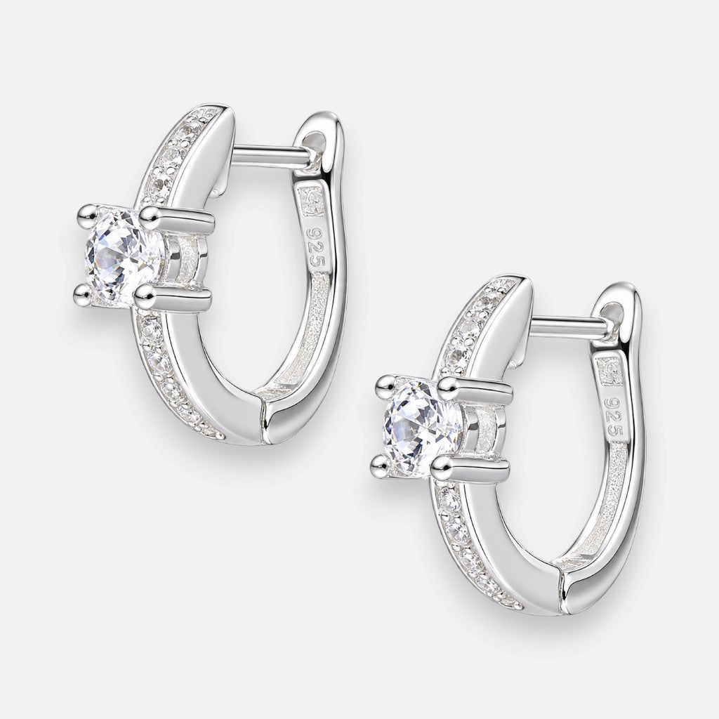 Argolla Huggie Circón 11 mm