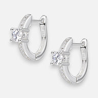 Argolla Huggie Circón 11 mm