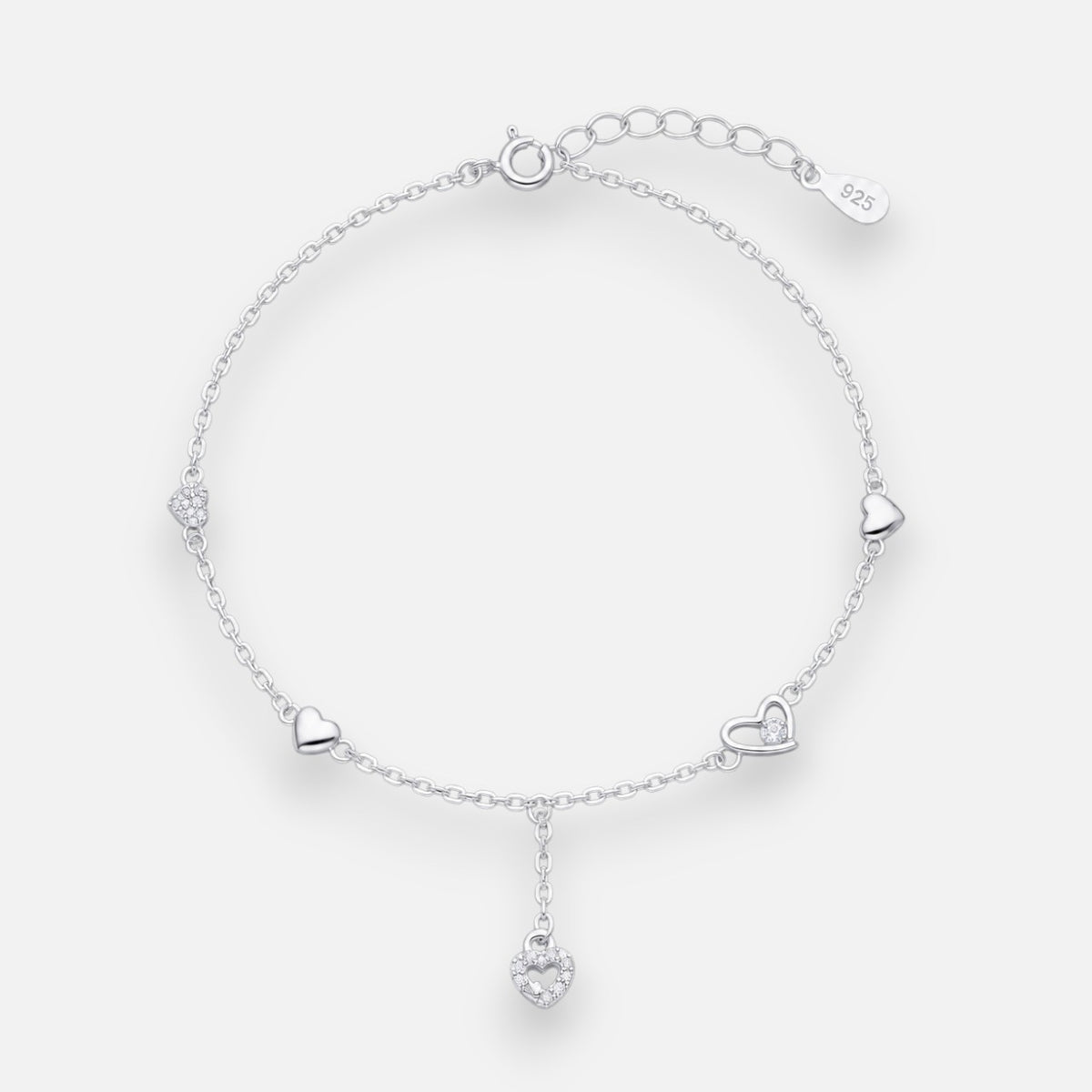 Pulsera Corazones Circones