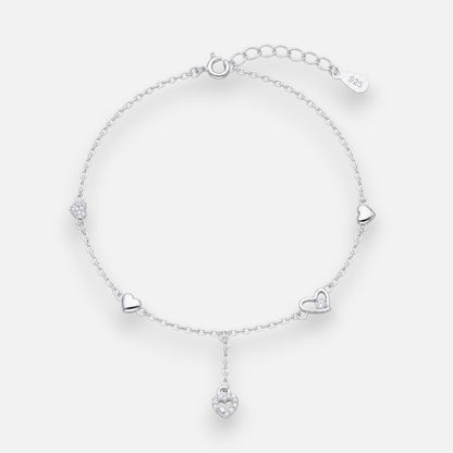 Pulsera Corazones Circones