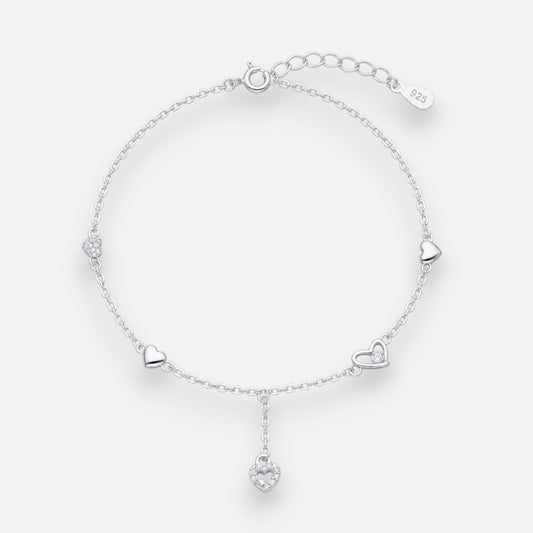 Pulsera Corazones Circones