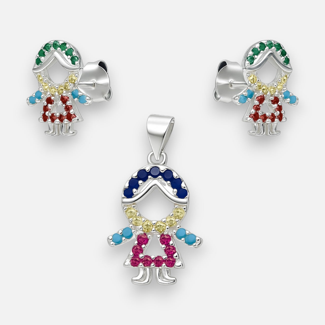 Conjunto Niña Circones Multicolor