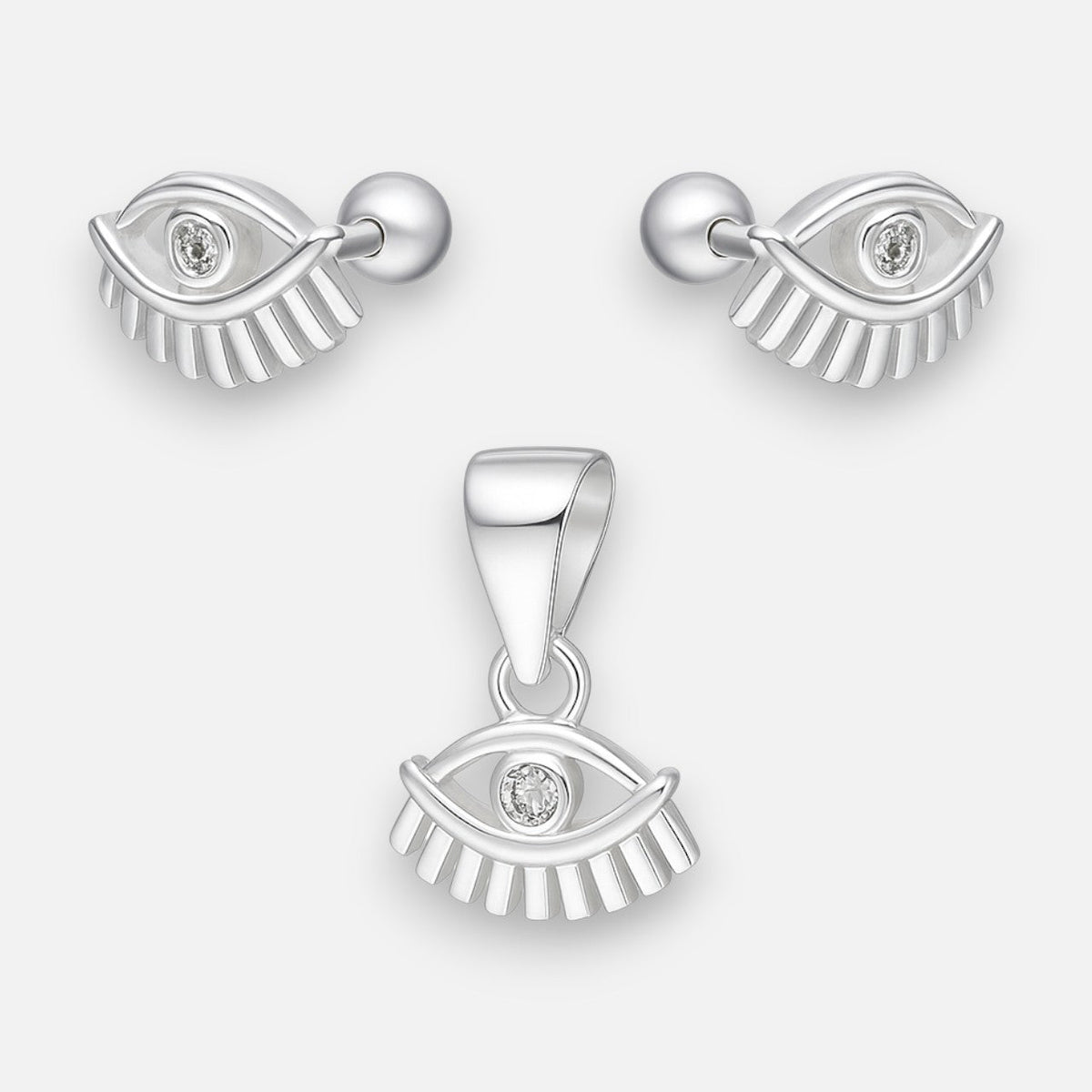 Conjunto con Tope Ojo Turco Circón