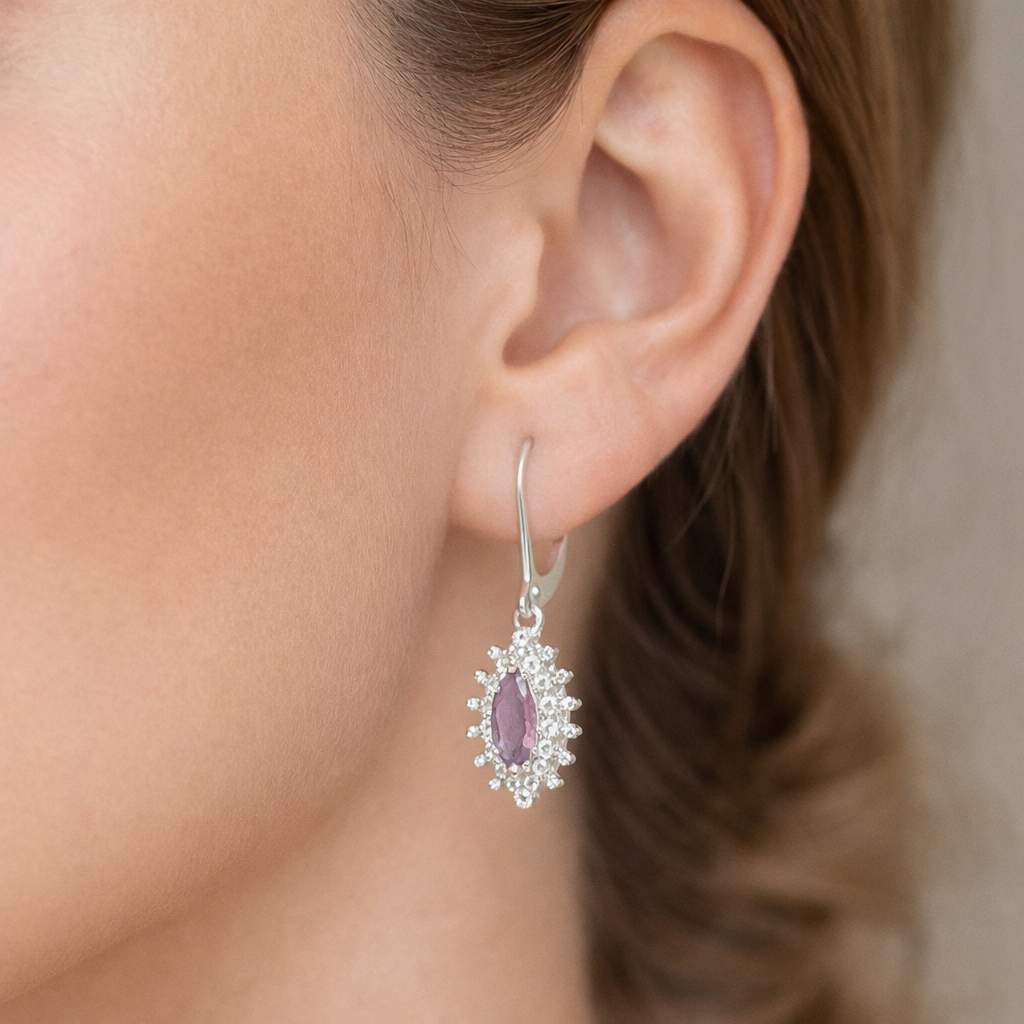 Aro Clip Lady Circón Amatista