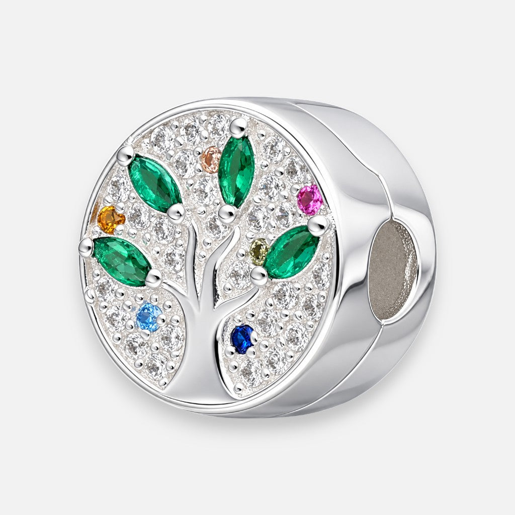 Colgante Charm Separador Árbol de la Vida Circones Multicolor