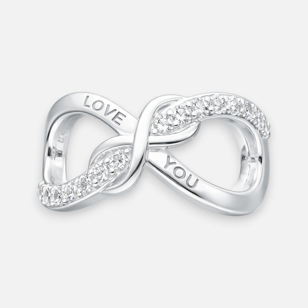 Colgante Charm Infinito Love You Circones