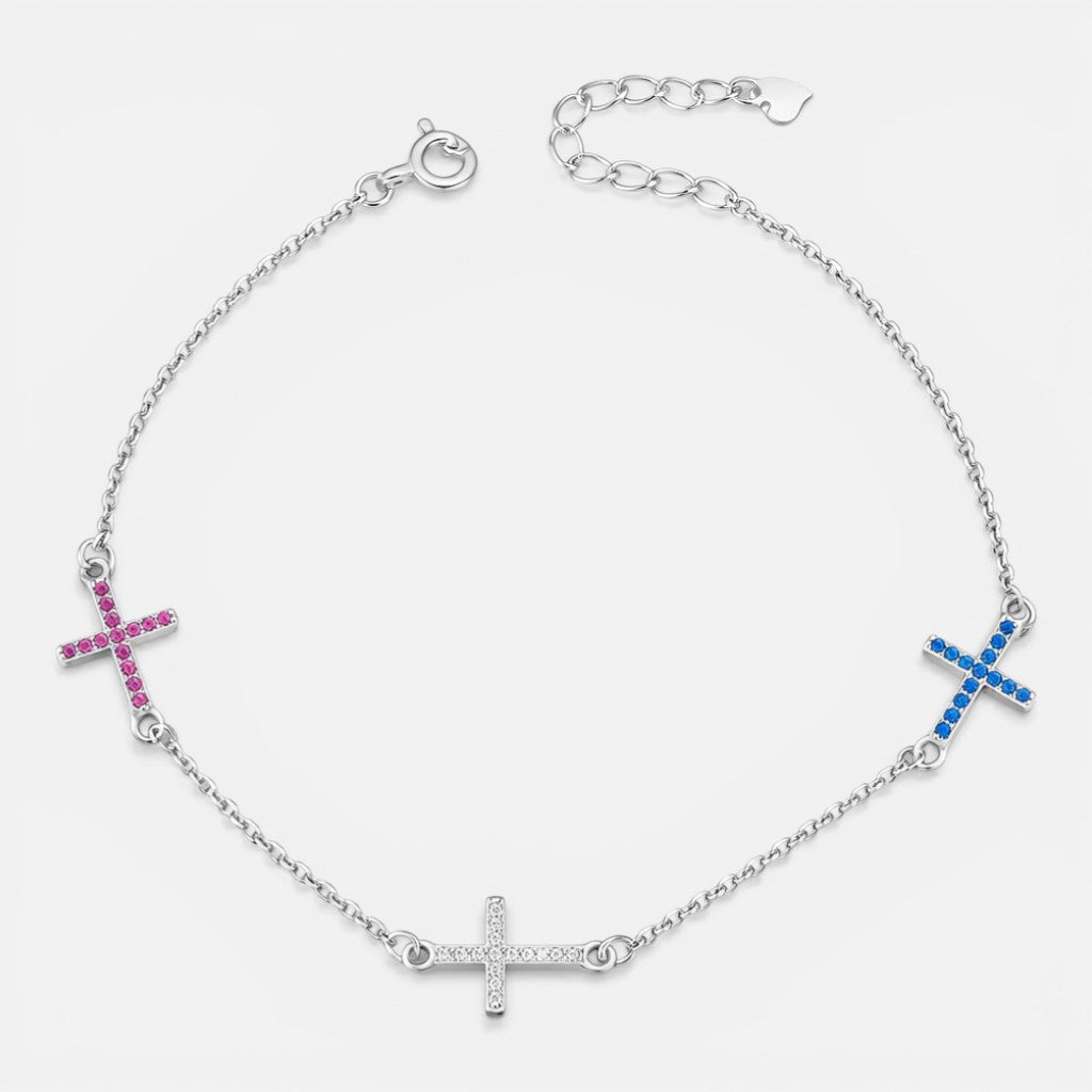 Pulsera Cruces Circones Multicolor