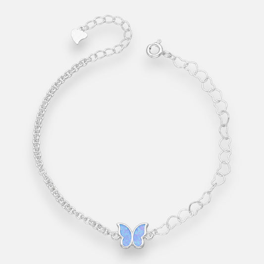 Pulsera Desigual Mariposa Ópalo Azul