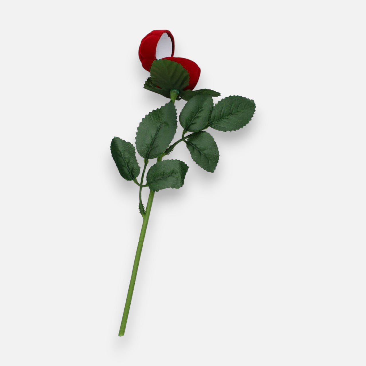 Rosa Terciopelo Premium para Anillo o Aros