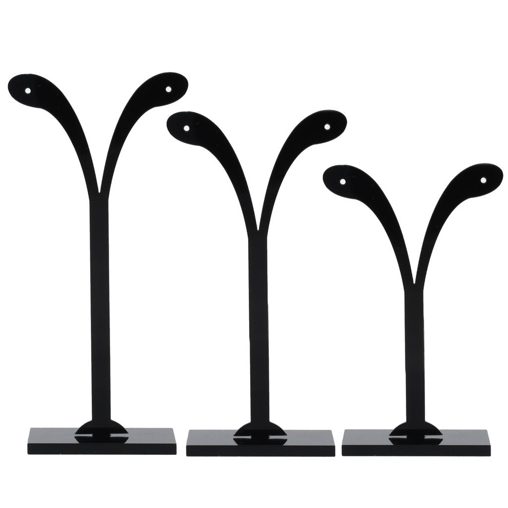 Set 3 Palmeras Negras para Aros