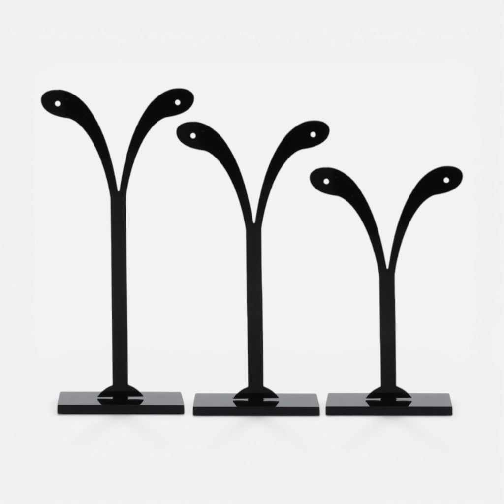Set 3 Palmeras Negras para Aros