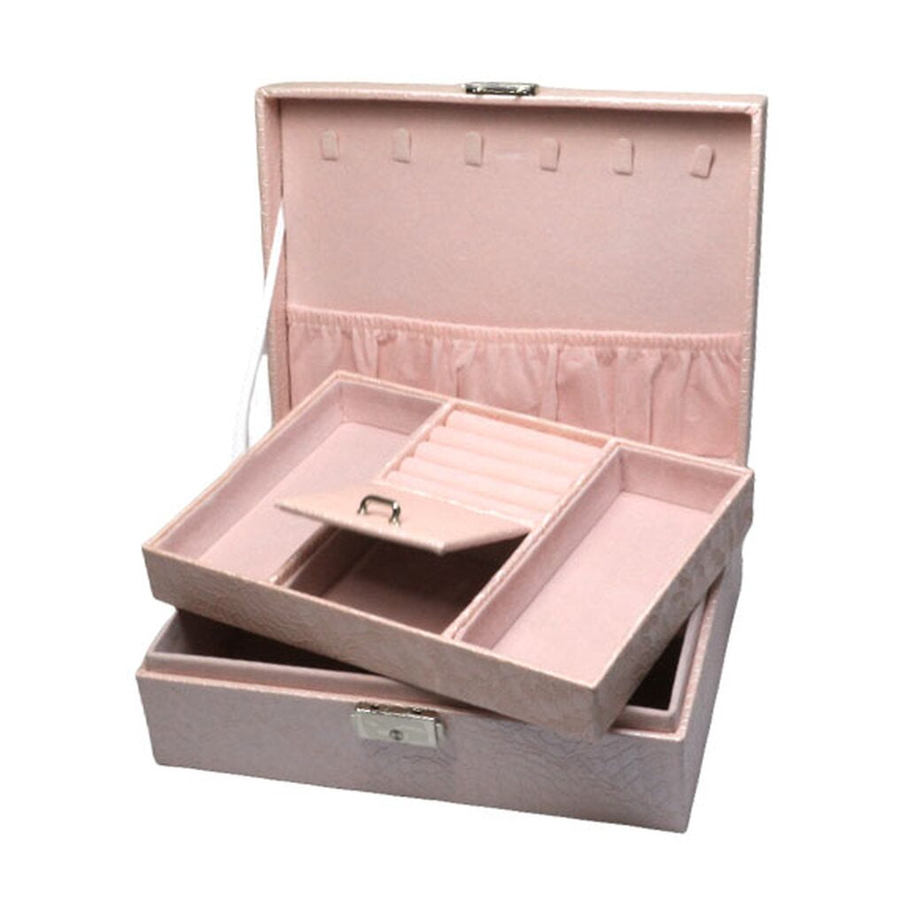 Joyero Organizador Rosa