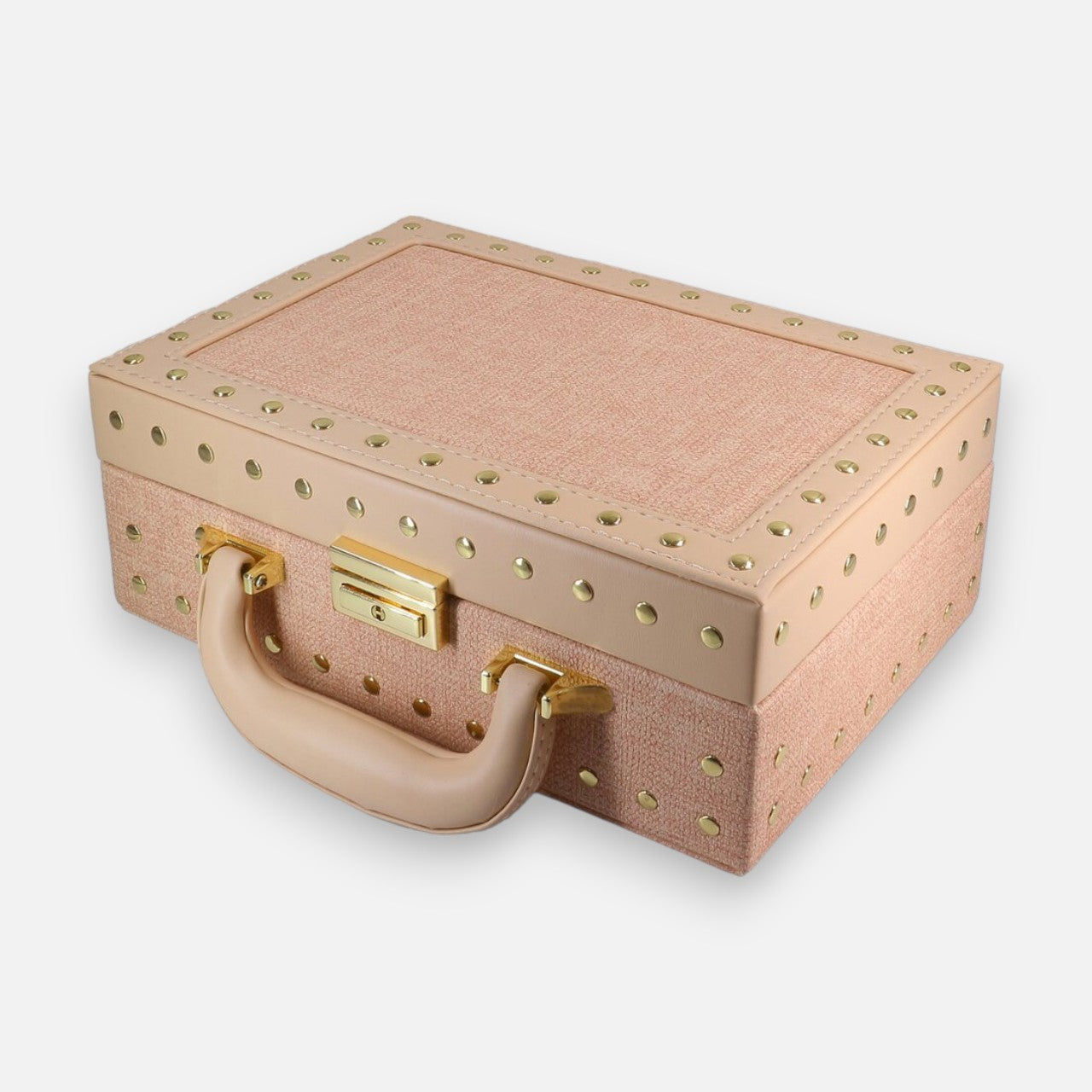 Joyero Maleta Organizador Rosa