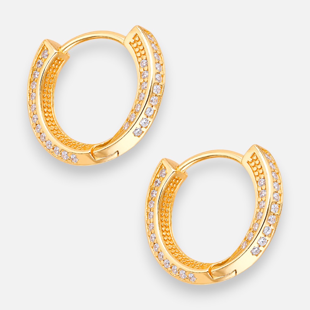Argolla Huggie Circones 18 mm