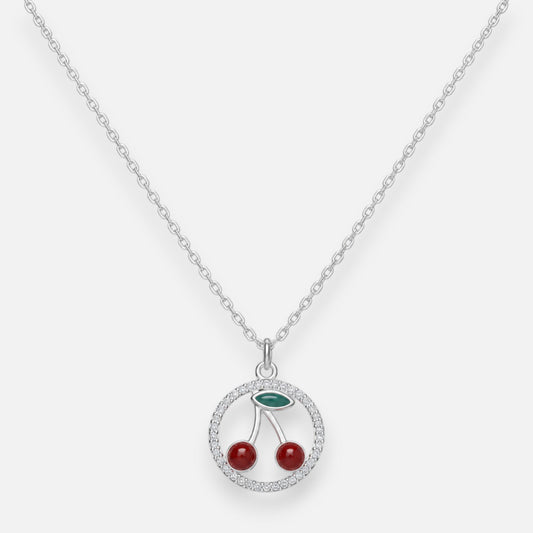 Collar Cereza Esmaltada Circones