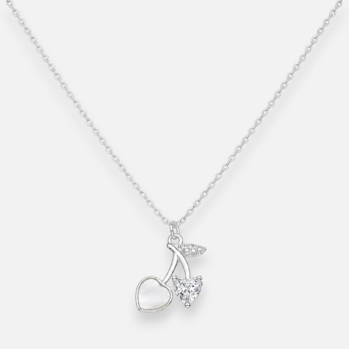 Collar Cerezas Nacar Circones