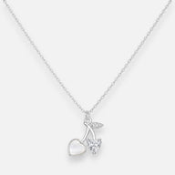 Collar Cerezas Nacar Circones