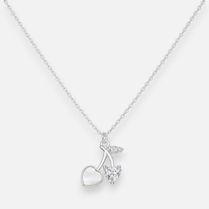 Collar Cerezas Nacar Circones