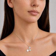 Collar Cerezas Nacar Circones