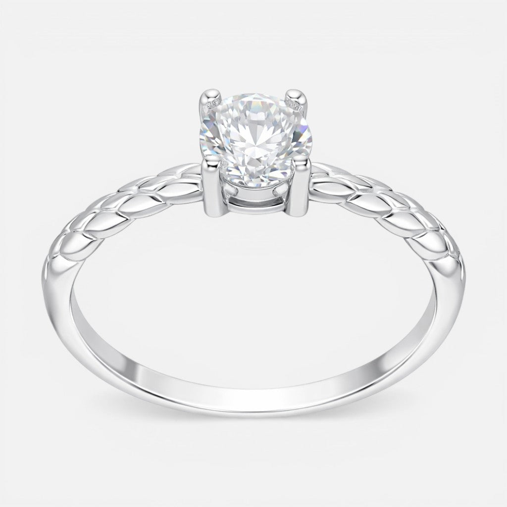 Anillo Circón Solitario
