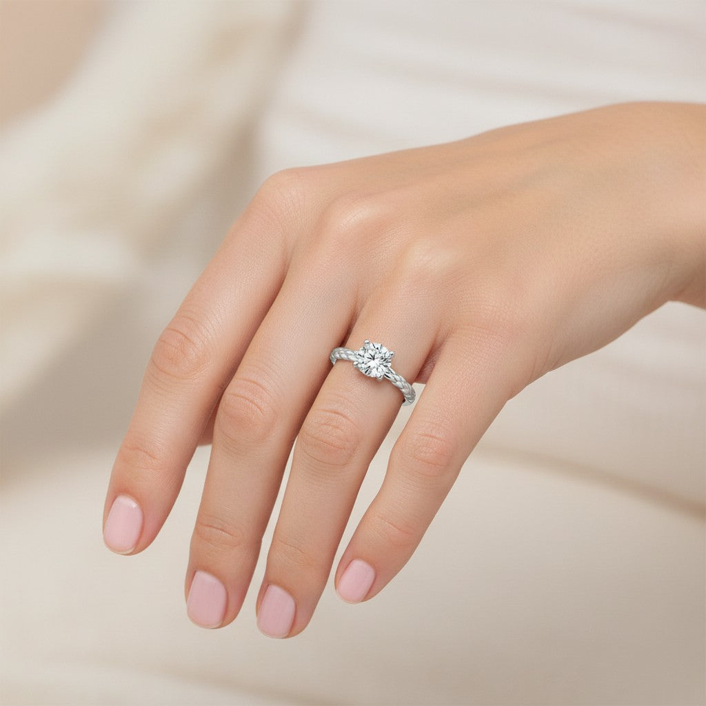 Anillo Circón Solitario