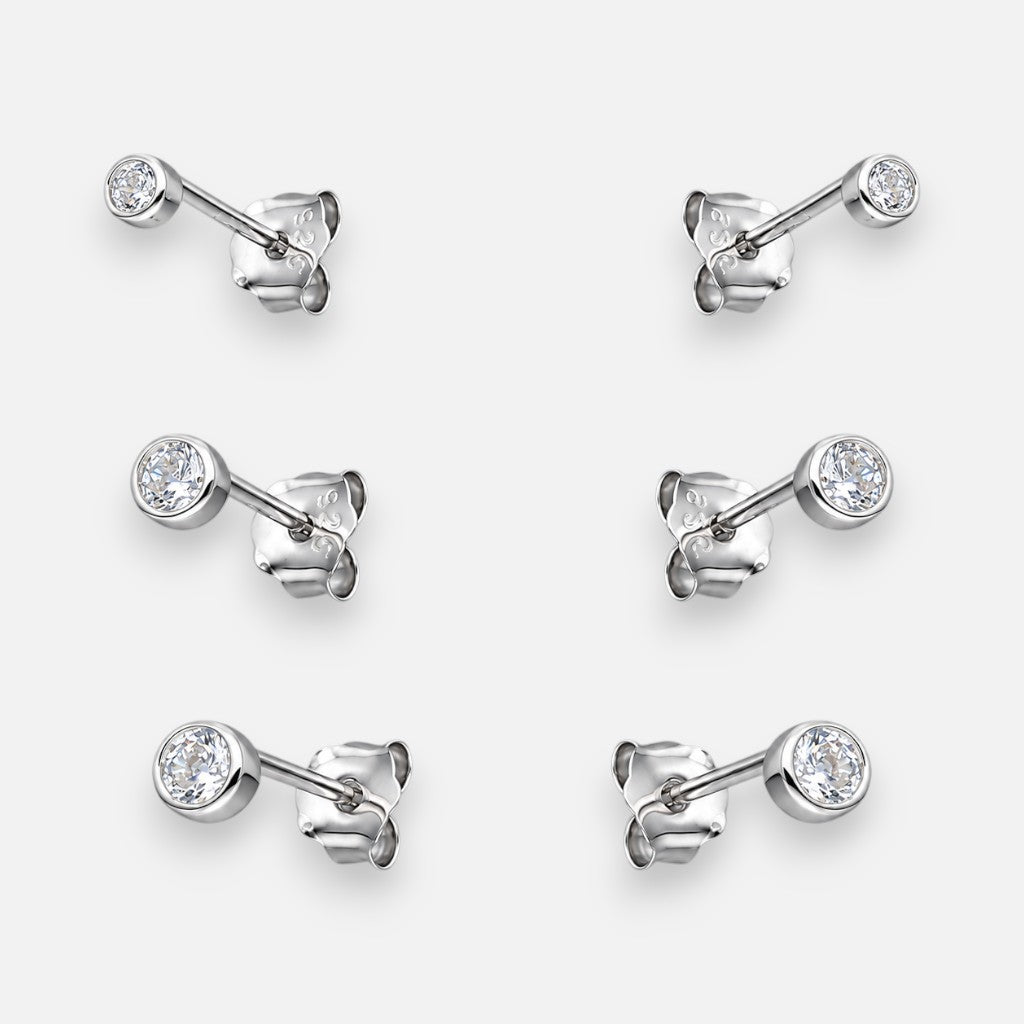 Set Aros Minimalista Trilogía de Circones