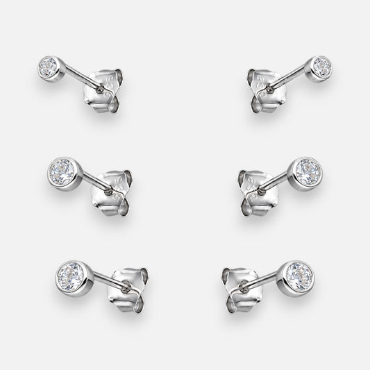 Set Aros Minimalista Trilogía de Circones