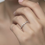 Anillo Cintillo Circones Esferas DR497 18