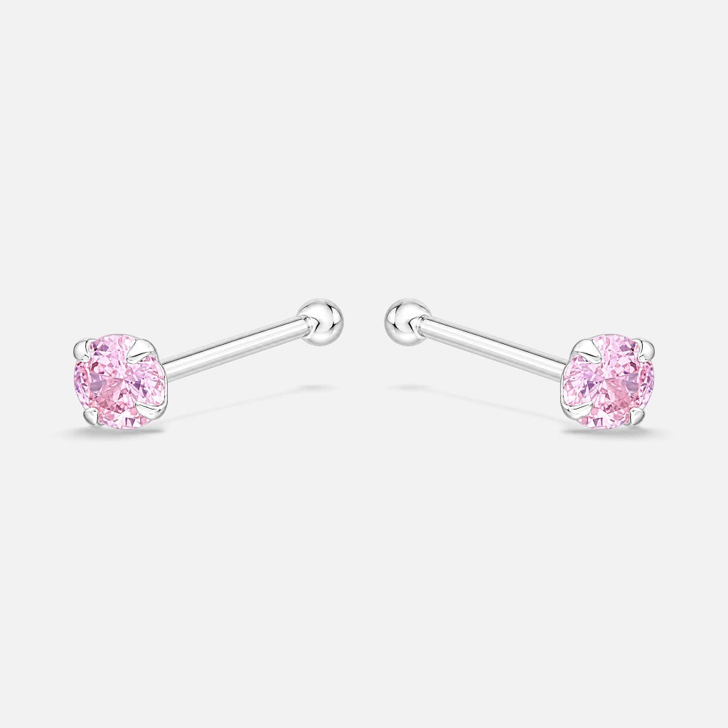 Piercing Circón Rosa Francia 2.5