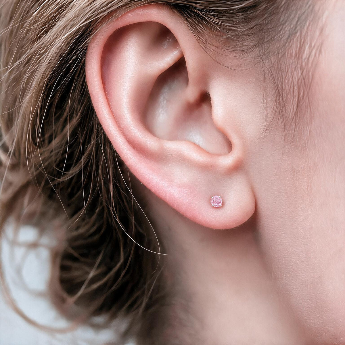 Piercing Circón Rosa Francia 2.5