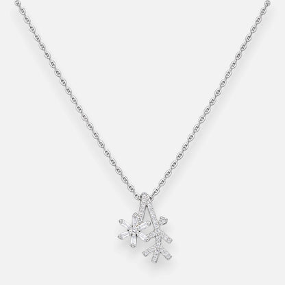 Collar Flor Espigas Circones Baguette