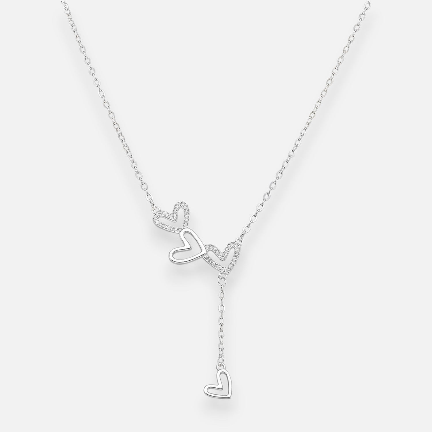 Collar Cascada Corazones