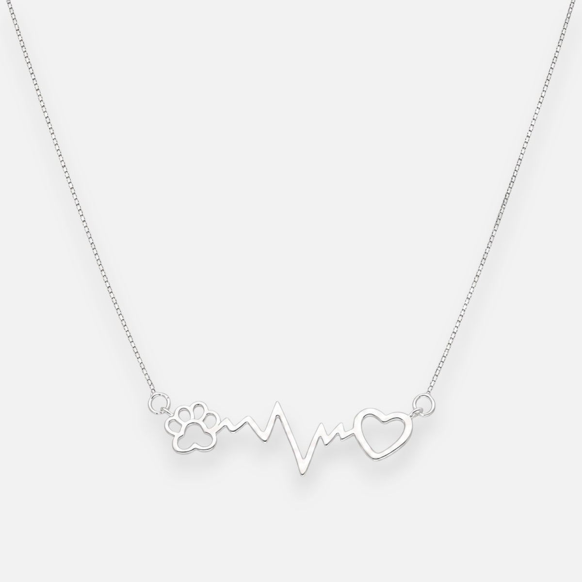 Collar Diagrama de Rayos Corazón  Patita