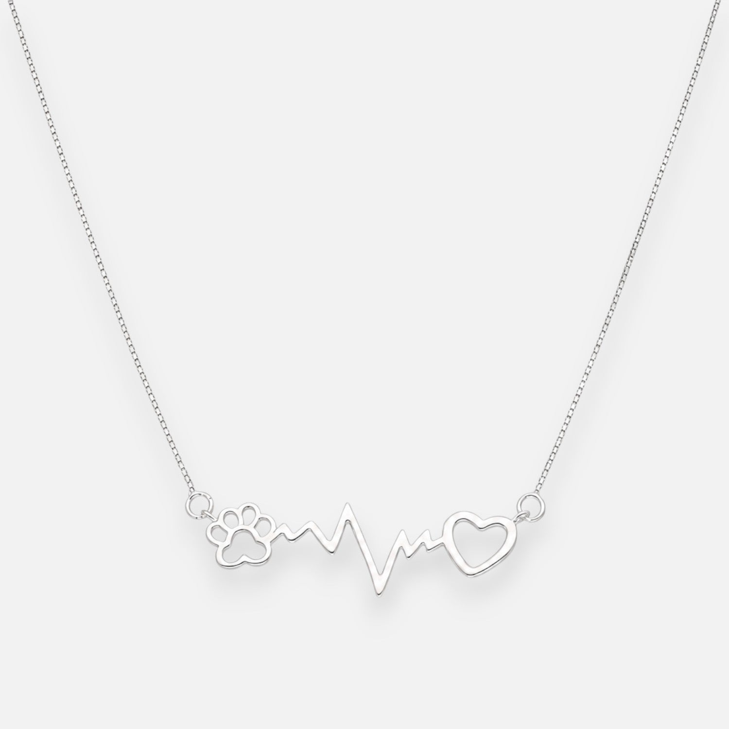 Collar Diagrama de Rayos Corazón  Patita