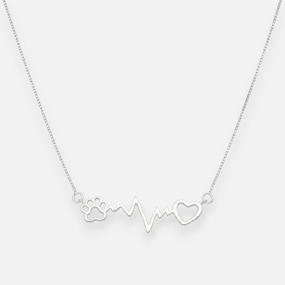 Collar Diagrama de Rayos Corazón  Patita