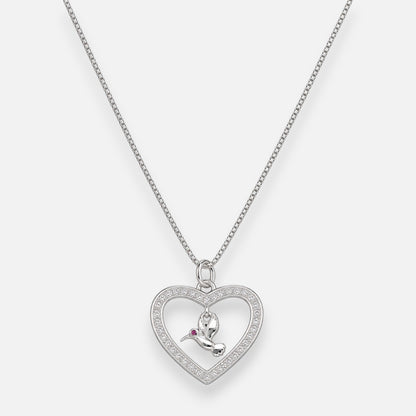 Collar Veneciano Corazón Colibrí Circones