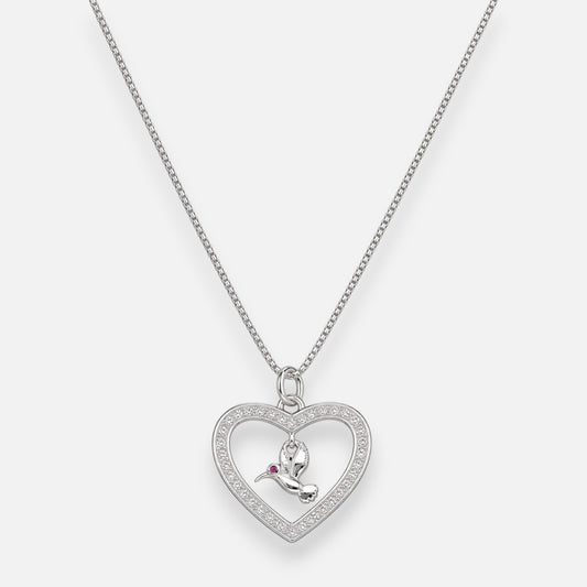 Collar Veneciano Corazón Colibrí Circones