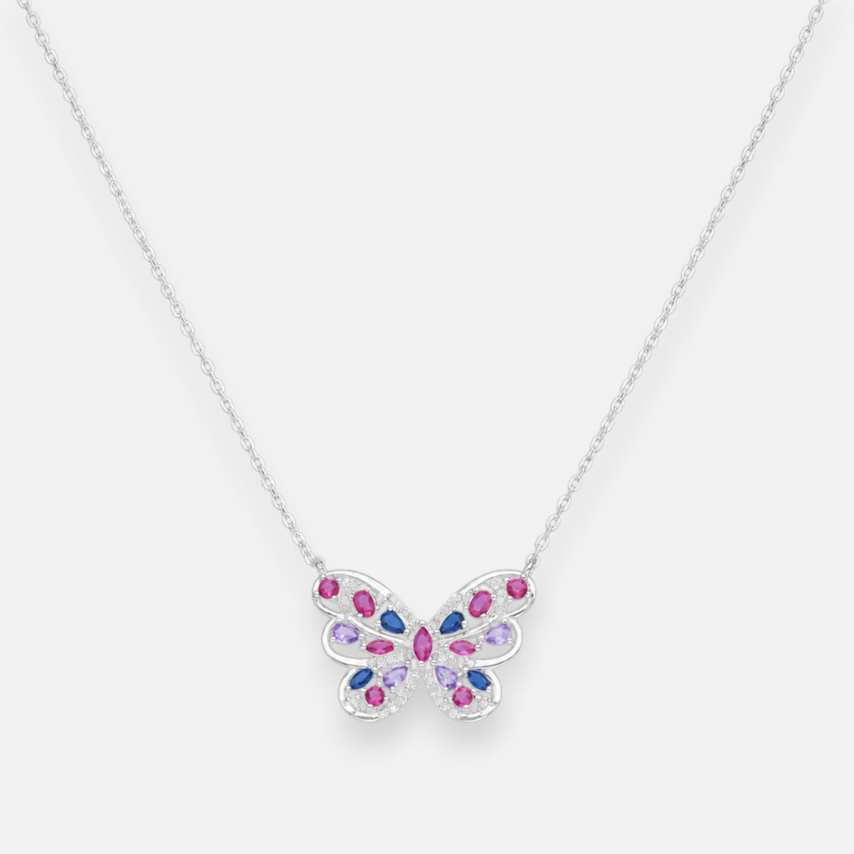 Collar Mariposa Circones Multicolor