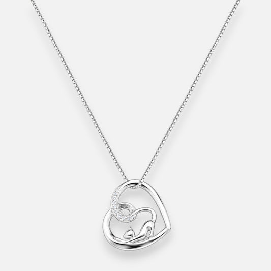 Collar Corazón Gatito Circones