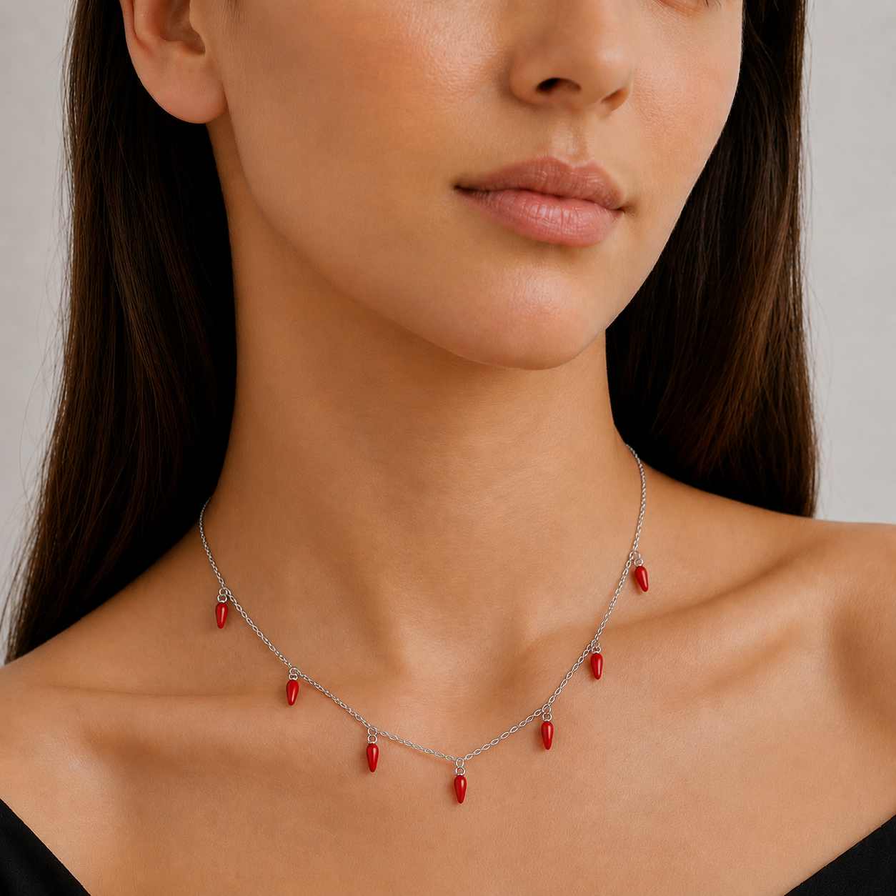 Collar Ají Esmaltado