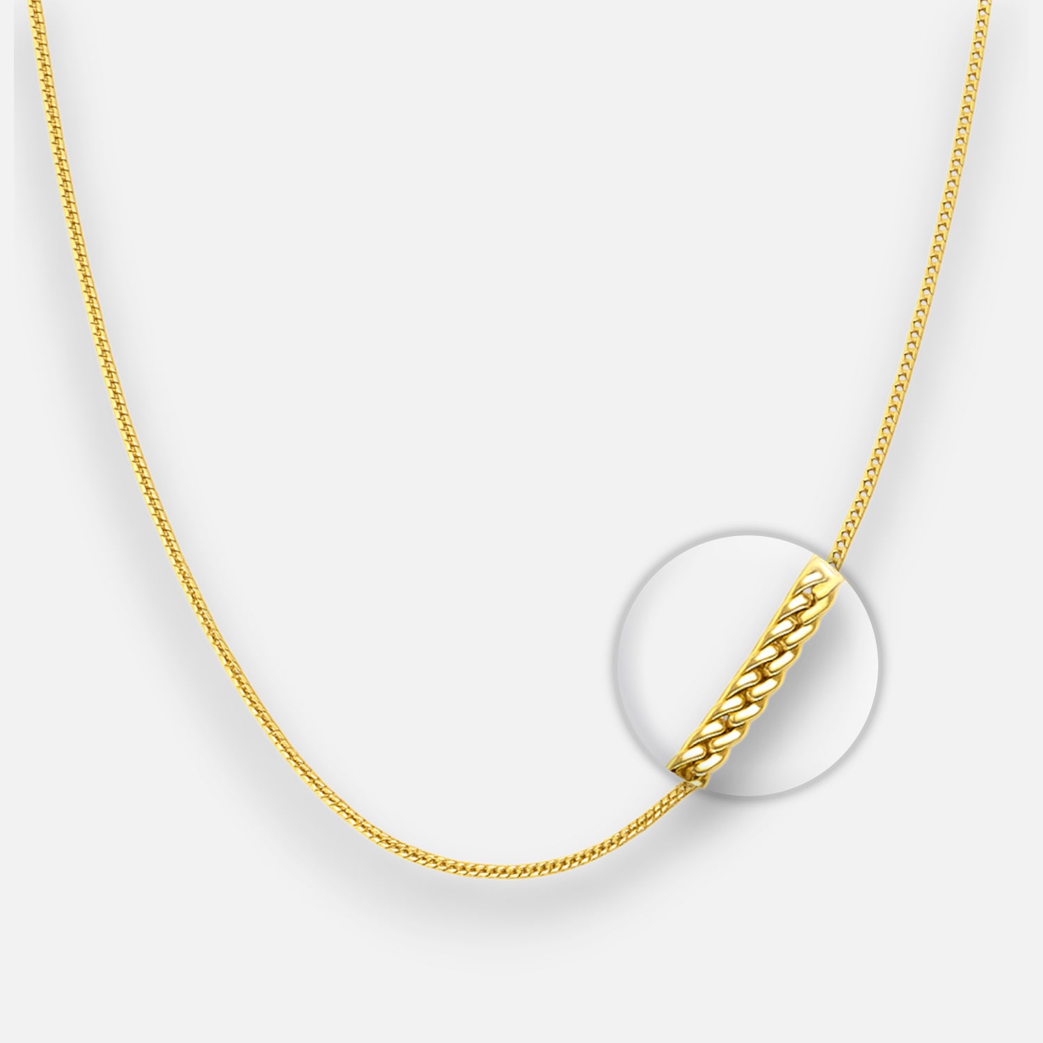 Cadena Cola de Topo Cuadrada